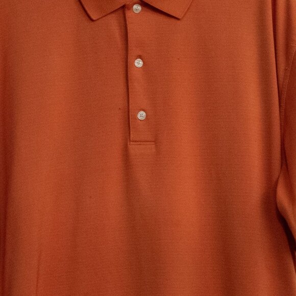 Greg Norman XX-Large Orange Polo Shirt Play Dry Performance Fabric - Picture 3 of 8